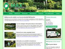Tablet Screenshot of maxgarden.nl